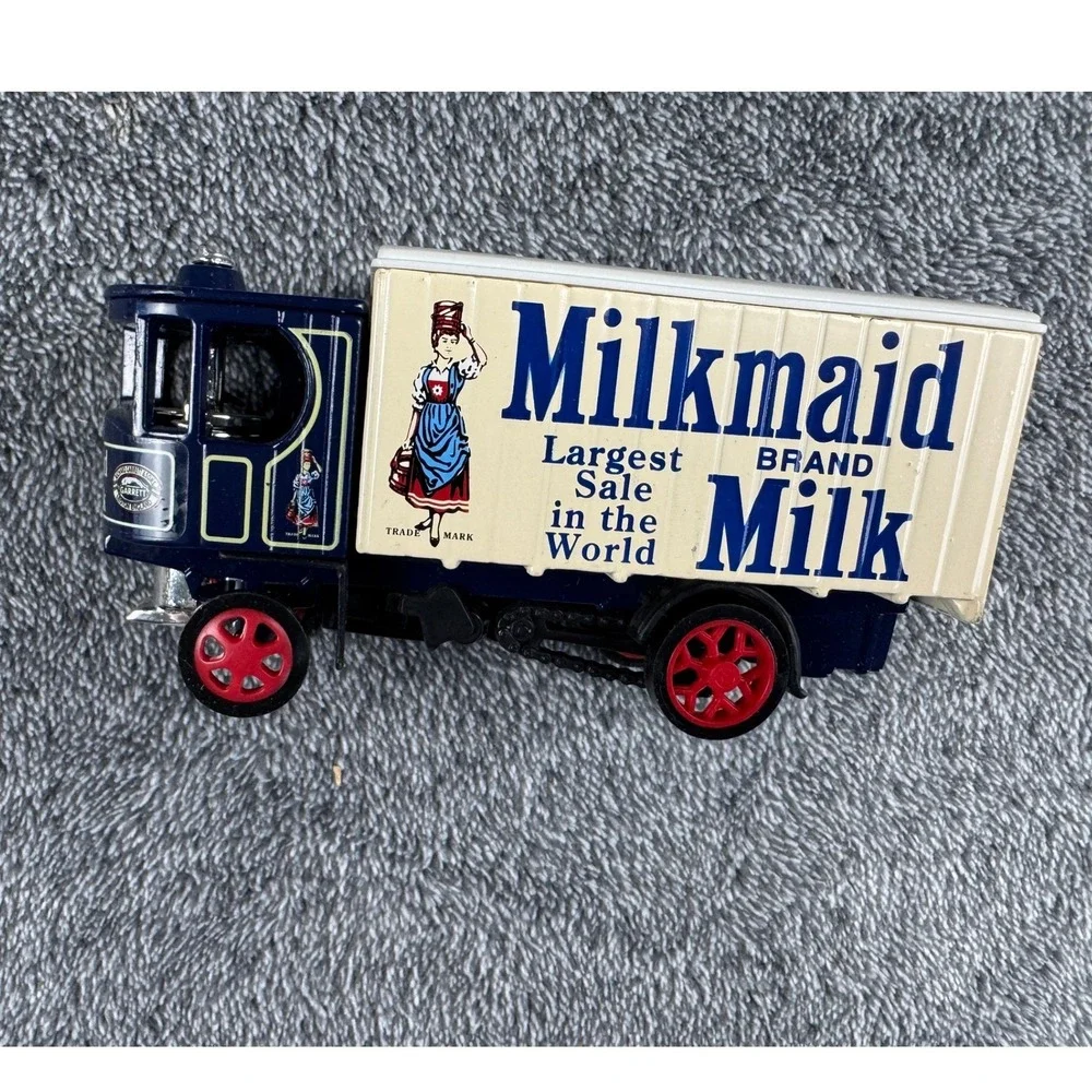 Vintage Matchbox‎ Yesteryear Y37 Milkmaid 1929 Garrett Steam Wagon Diecast Truck